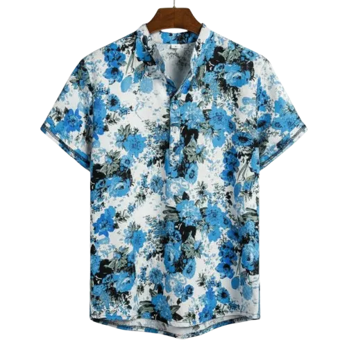 قميص هزاز (أزرق, S)